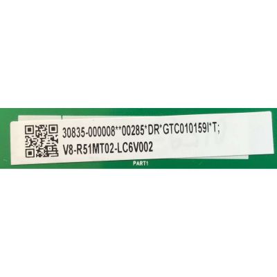 LED DRIVER PARA TV TCL NUMERO DE PARTE 30835-000008 / 40-D65S54-DRB2LG / 11602-500120 / D65S54 / V8-R51MT02-LC6V002 / 30835-000008**00285*DR*GTC010159|*T; / PANEL LVU550NDJL / MODELO 55S546 / 55Q647 - Imagen 2